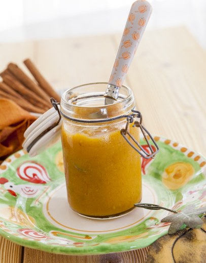 Crema fredda di zucca e semi di chia