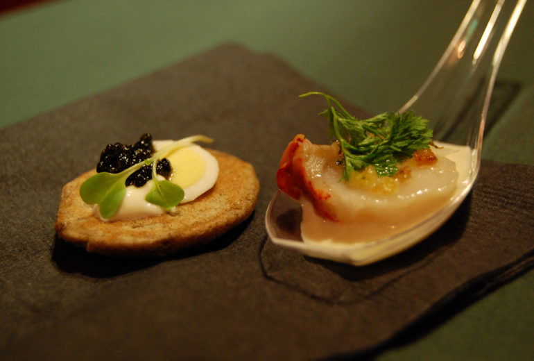 Blinis con caviale