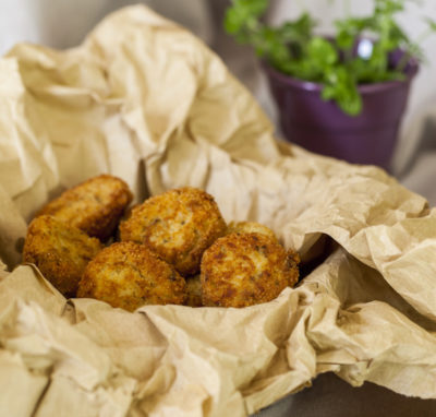 Polpettine di melanzane e miglio