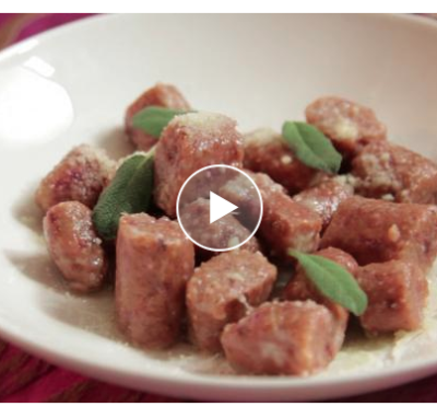 Malfatti alla barbabietola